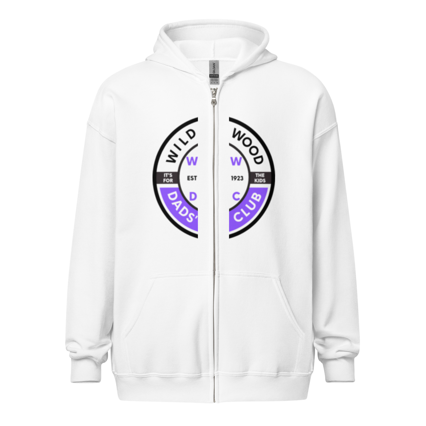 Wildwood Dads' Club heavy blend zip hoodie